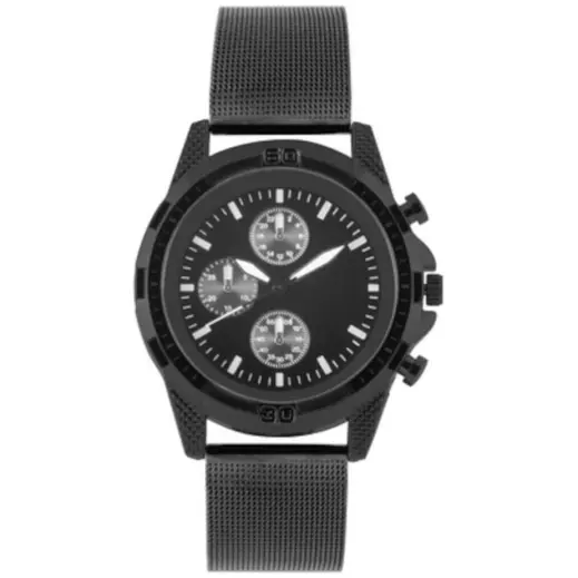Gun Mesh Watch Front